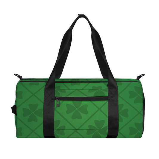 Shamrock St. Patrick's Day Pattern Print Gym Bag