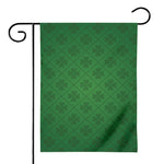 Shamrock St. Patrick's Day Pattern Print House Flag