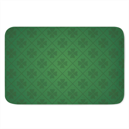 Shamrock St. Patrick's Day Pattern Print Indoor Door Mat