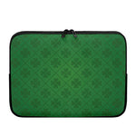 Shamrock St. Patrick's Day Pattern Print Laptop Sleeve