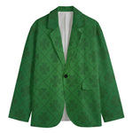 Shamrock St. Patrick's Day Pattern Print Men's Blazer
