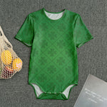 Shamrock St. Patrick's Day Pattern Print Men's Bodysuit