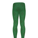 Shamrock St. Patrick's Day Pattern Print Men's leggings