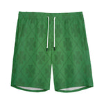 Shamrock St. Patrick's Day Pattern Print Men's Sports Shorts