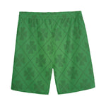 Shamrock St. Patrick's Day Pattern Print Men's Sports Shorts