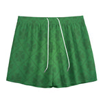 Shamrock St. Patrick's Day Pattern Print Mesh Shorts