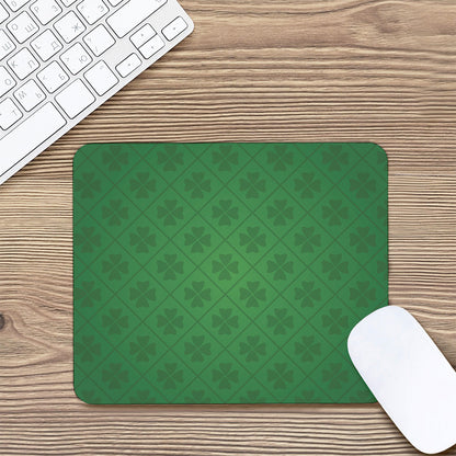 Shamrock St. Patrick's Day Pattern Print Mouse Pad