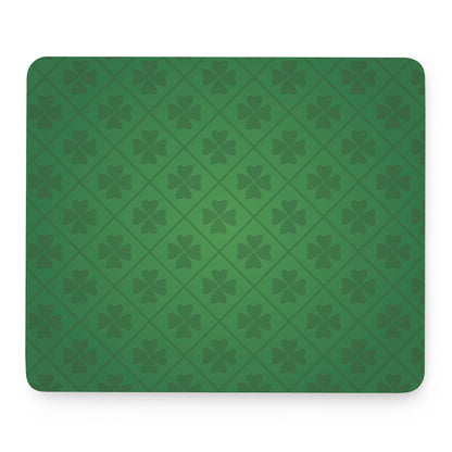 Shamrock St. Patrick's Day Pattern Print Mouse Pad