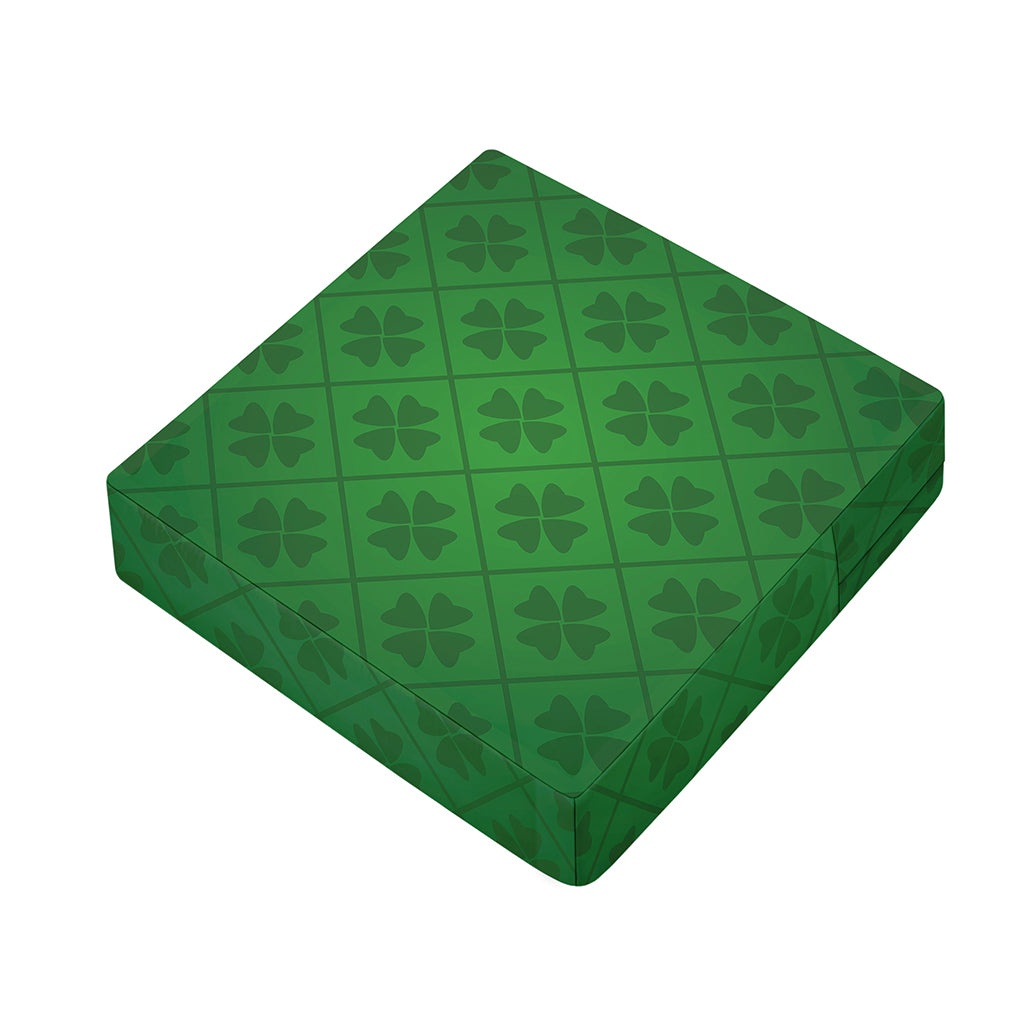 Shamrock St. Patrick's Day Pattern Print Outdoor Seat Cushion Cover