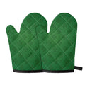 Shamrock St. Patrick's Day Pattern Print Oven Mitts