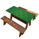 Shamrock St. Patrick's Day Pattern Print Picnic Table Cover