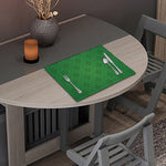 Shamrock St. Patrick's Day Pattern Print Placemat