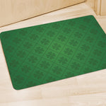 Shamrock St. Patrick's Day Pattern Print Polyester Doormat