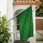 Shamrock St. Patrick's Day Pattern Print Polyester Flag