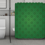 Shamrock St. Patrick's Day Pattern Print Polyester Shower Curtain