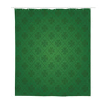 Shamrock St. Patrick's Day Pattern Print Polyester Shower Curtain