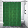 Shamrock St. Patrick's Day Pattern Print Premium Shower Curtain