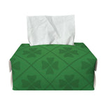 Shamrock St. Patrick's Day Pattern Print Rectangle Tissue Box Cover