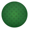 Shamrock St. Patrick's Day Pattern Print Round Blanket