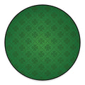 Shamrock St. Patrick's Day Pattern Print Round Floor Mat