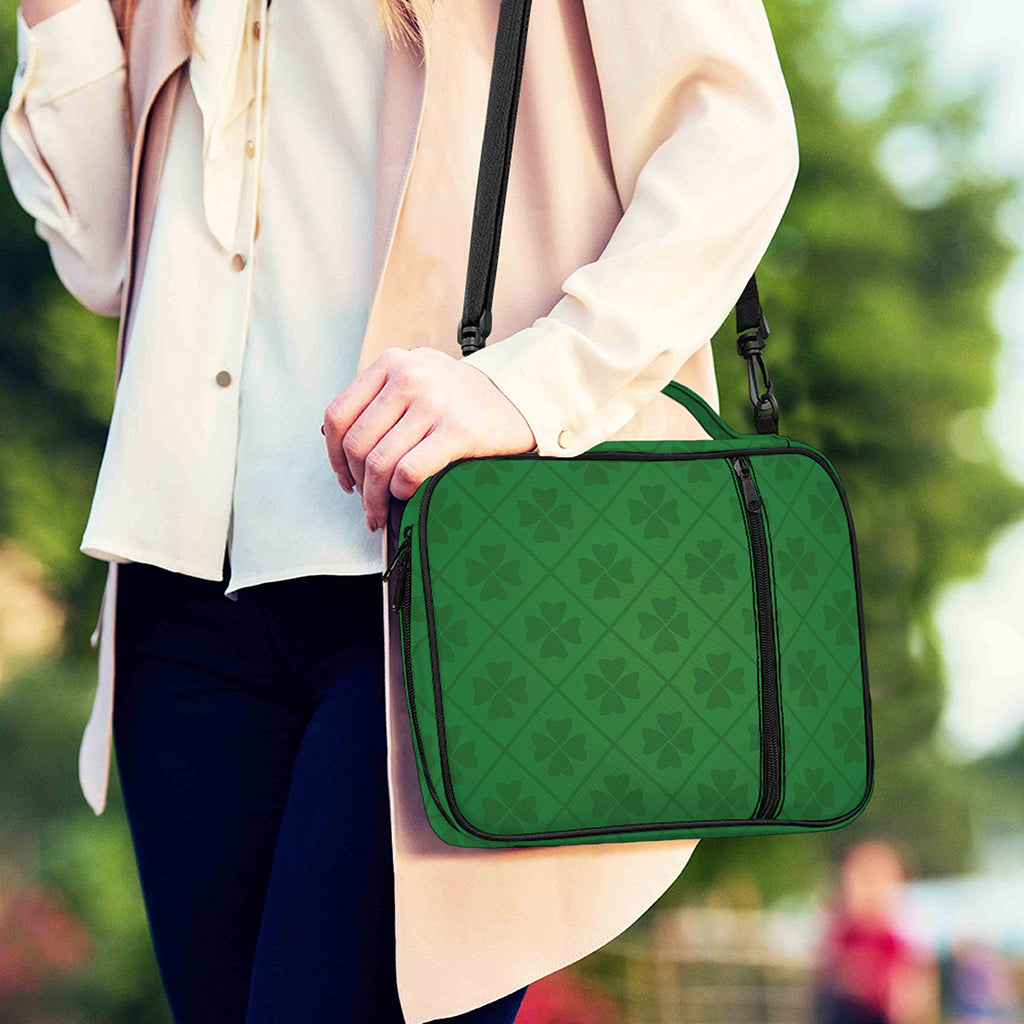 Shamrock St. Patrick's Day Pattern Print Shoulder Strap Bible Bag