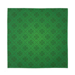 Shamrock St. Patrick's Day Pattern Print Silk Bandana