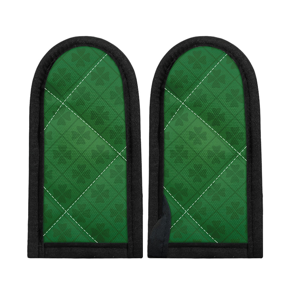 Shamrock St. Patrick's Day Pattern Print Skillet Handle Cover