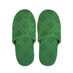 Shamrock St. Patrick's Day Pattern Print Slippers