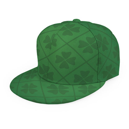 Shamrock St. Patrick's Day Pattern Print Snapback Cap