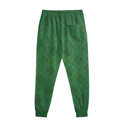 Shamrock St. Patrick's Day Pattern Print Sweatpants