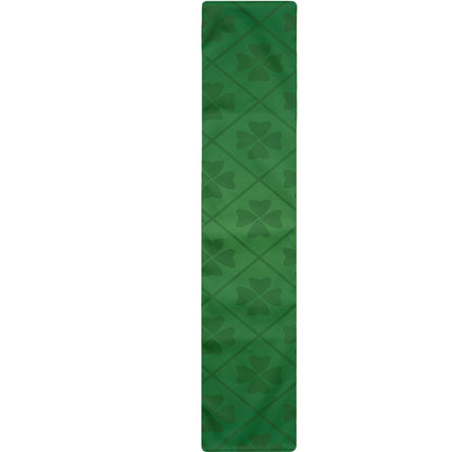 Shamrock St. Patrick's Day Pattern Print Table Runner