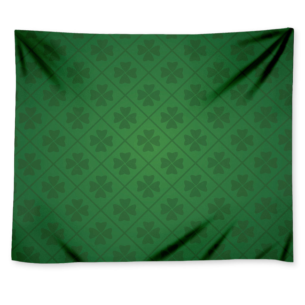 Shamrock St. Patrick's Day Pattern Print Tapestry