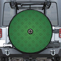 Shamrock St. Patrick's Day Pattern Print Tire Cover With Camera Hole