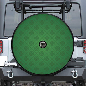 Shamrock St. Patrick's Day Pattern Print Tire Cover With Camera Hole