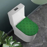 Shamrock St. Patrick's Day Pattern Print Toilet Lid Cover