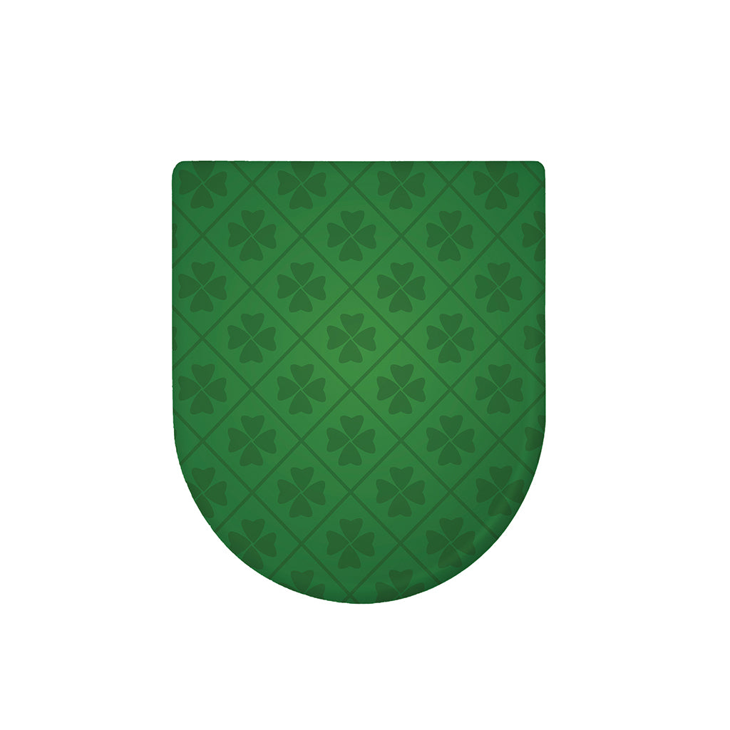 Shamrock St. Patrick's Day Pattern Print Toilet Lid Cover