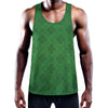 Shamrock St. Patrick's Day Pattern Print Training Tank Top