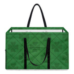 Shamrock St. Patrick's Day Pattern Print Utility Tote Bag