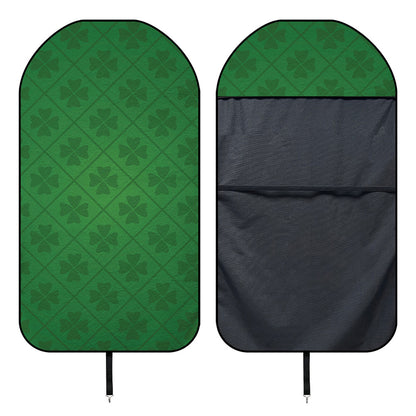 Shamrock St. Patrick's Day Pattern Print Waterproof Car Seat Cover