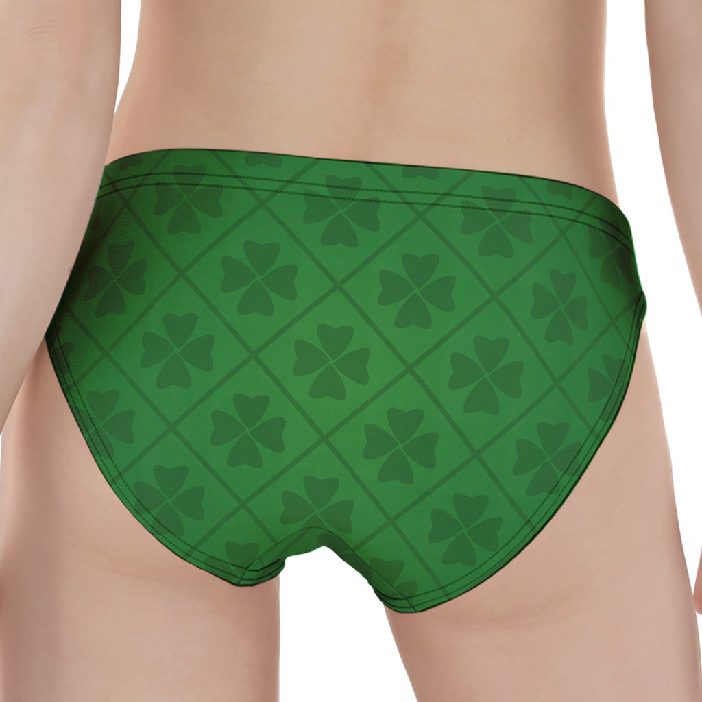 Shamrock St. Patrick's Day Pattern Print Women's Panties