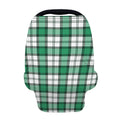 Shamrock St. Patrick's Day Tartan Print Baby Seat Cover