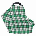 Shamrock St. Patrick's Day Tartan Print Baby Seat Cover