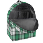 Shamrock St. Patrick's Day Tartan Print Backpack