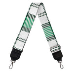 Shamrock St. Patrick's Day Tartan Print Bag Strap