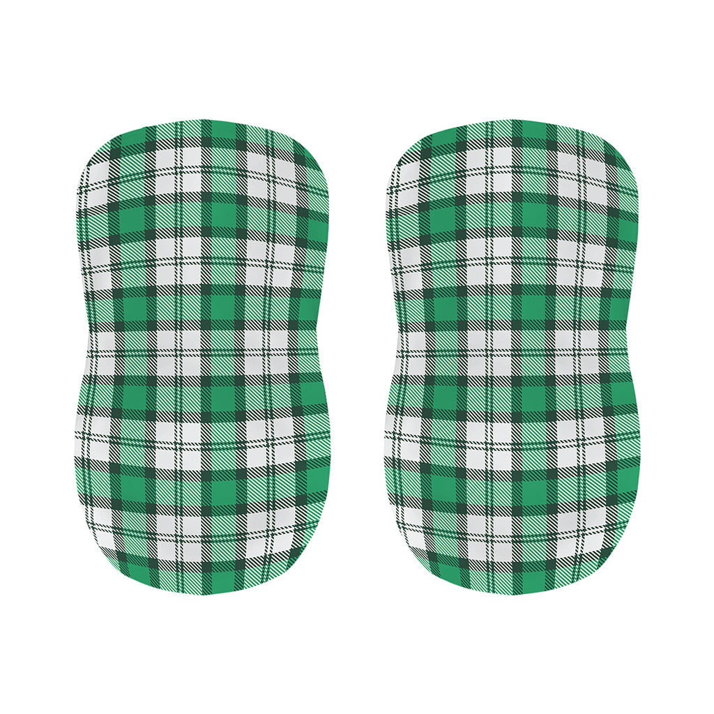 Shamrock St. Patrick's Day Tartan Print Bar Stool Covers