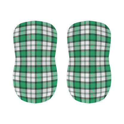 Shamrock St. Patrick's Day Tartan Print Bar Stool Covers