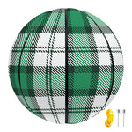 Shamrock St. Patrick's Day Tartan Print Basketball