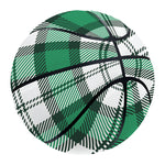 Shamrock St. Patrick's Day Tartan Print Basketball