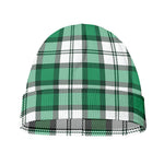 Shamrock St. Patrick's Day Tartan Print Beanie