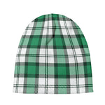 Shamrock St. Patrick's Day Tartan Print Beanie
